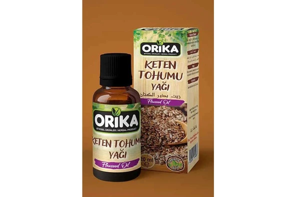 ORİKA KETEN TOHUMU YAĞI 20 ML