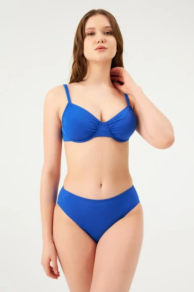 Eros Balenli Toparlayıcı Tek Üst Bikini 827 SAKS - Resim 3