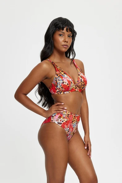 B11036 Geniş Üçgen Toparlayıcı Bk Tk Kırmızı - Resim 2