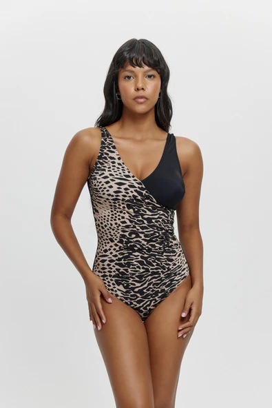 M12056 Kruvaze Mayo Siyah ürün görseli 1