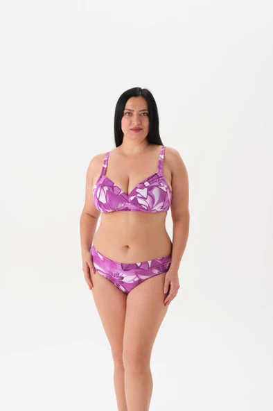 4104BK TOPARLAYICI BİKİNİ TK. Fuşya - Resim 3