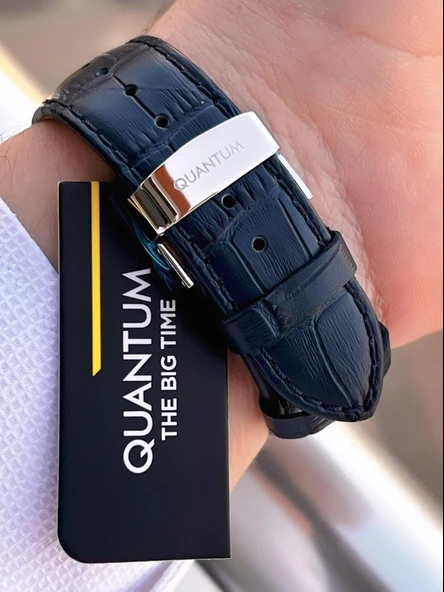 Quantum Beşiktaşlı Lisanslı İtalyan Tasarım Bileklik Hediyeli 10 Atm Taraftar Kol Saati EBJK1091.361 - Resim 6