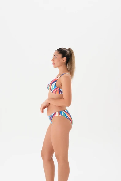 4225BK KAPLI BİKİNİ TK. Multicolor - 2