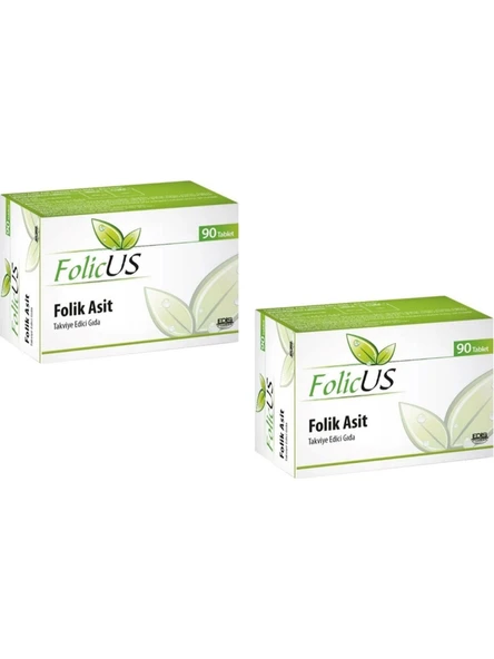 Edis Pharma Folicus Folik Asit 90 Tablet 2 ADET - 1