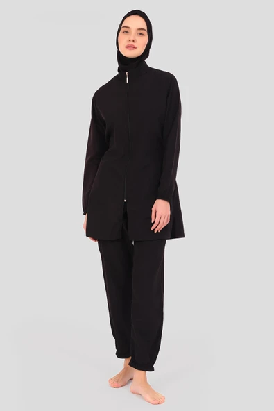 Basic Tesettür Mayo Siyah - 4