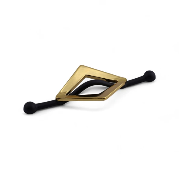 Altın Renk Gold Metal Çekmece Dolap Kulpu 96 mm | Lüx Mobilya Kapak Kolu Ergonomik ve Şık Tasarım - Resim 4