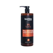 Borthe Professional P9 Technic Pro-Keratin Hair Shampoo No:1 1000 ml - 1