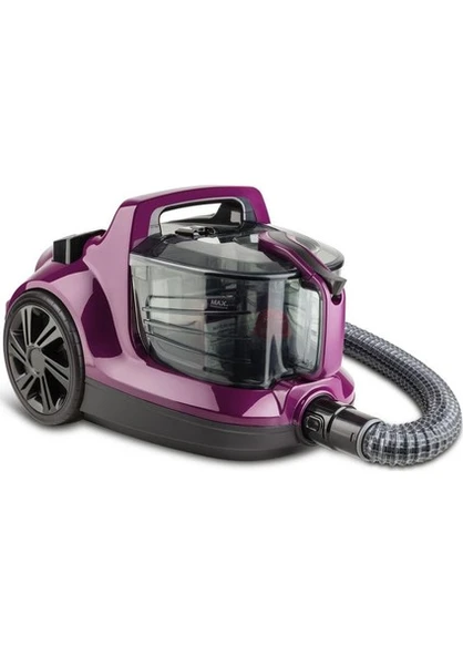 Fakir Veyron Öko Violet Toz Torbasız Süpürge Mor