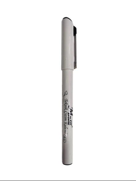 Teknik Çizim Kalemi Kaligrafi Kalemi 0.1 mm Siyah - Resim 3