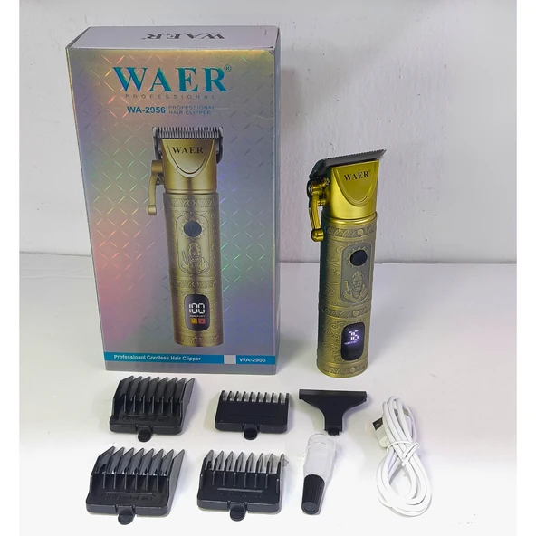WAER Profesyonel Kablosuz Saç Kesme Makinesi - WA-2956 - 3
