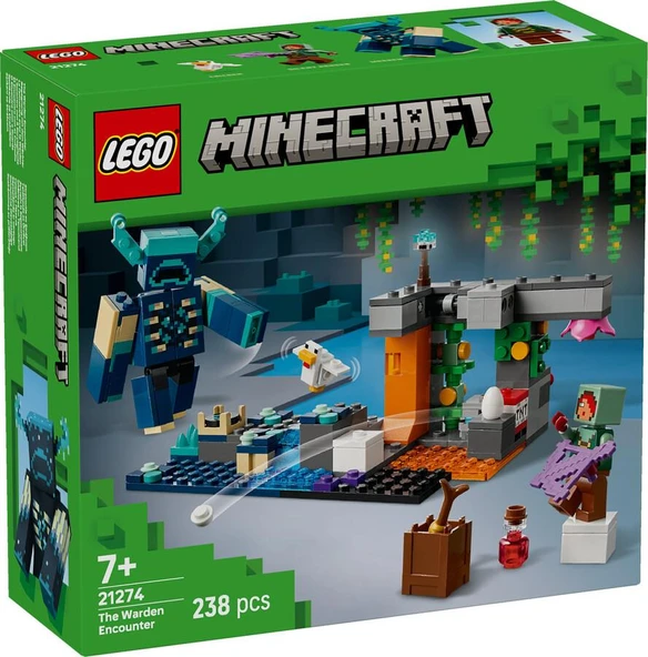 LEGO Minecraft 21274 The Warden Encounter ürün görseli 1