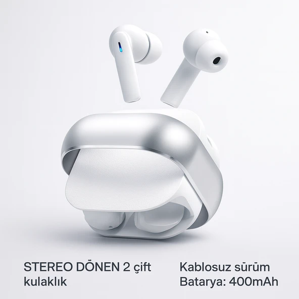 ELECTROAWM G31 Yeni tasarım 2 Kablosuz Kulaklık Bir Arada Kulak İçi Dokunmatik kontrol - 2