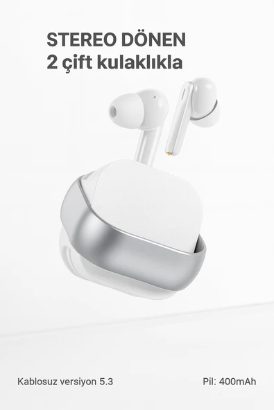 ELECTROAWM G31 Yeni tasarım 2 Kablosuz Kulaklık Bir Arada Kulak İçi Dokunmatik kontrol - 4