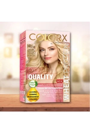 Colorx Saç Boyası Tekli Set - 10.10 AÇIK SARI ürün görseli