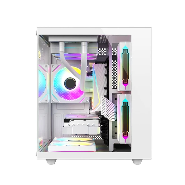 Xaser Eco X20 i7 12700KF 16GB DDR5 Ram 512GB M.2 NVMe SSD 16GB RX9060 XT Sıvı Soğutmalı Hazır Oyuncu Sistemi - 2