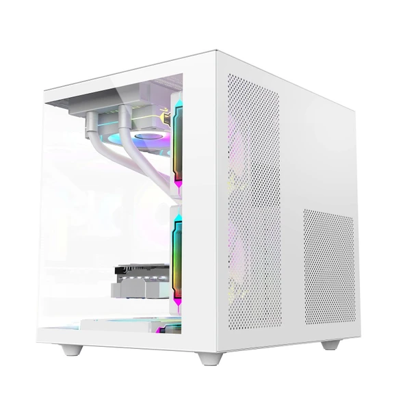 Xaser Eco X20 i7 12700KF 16GB DDR5 Ram 512GB M.2 NVMe SSD 16GB RX9060 XT Sıvı Soğutmalı Hazır Oyuncu Sistemi - 4