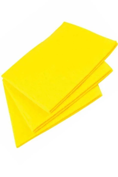 Sarı Temizlik Bezi 3lü - 3