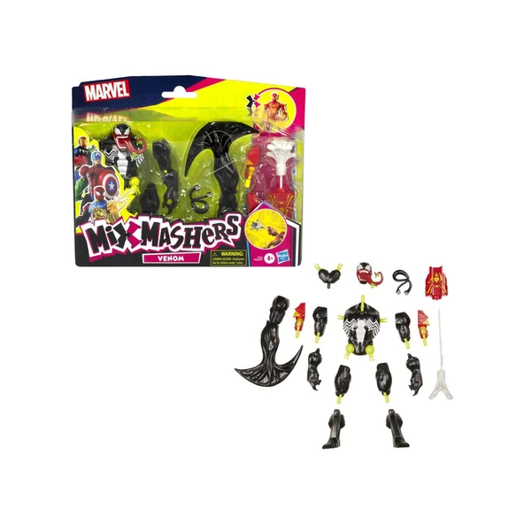 Marvel Venom MixMashers Deluxe Figür F9206 F9216 - Resim 2