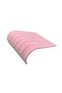 Süet Kumaş Pembe Renk 23/16 Cm Bileklik Künye Standi - Resim 2