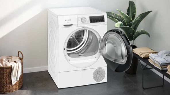 SİEMENS WQ42A201TR iQ300 Isı Pompalı Kurutma Makinesi 9 kg Beyaz - 3