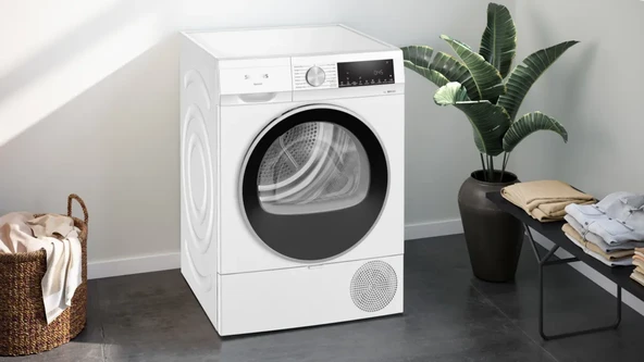 SİEMENS WQ42A201TR iQ300 Isı Pompalı Kurutma Makinesi 9 kg Beyaz - Resim 2