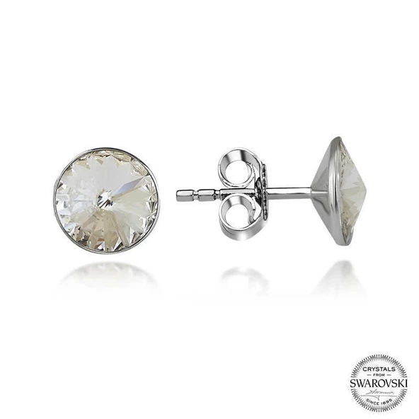 Swarovski Crystal Taşlı Gümüş Çivili Kadın Küpe ürün görseli 1