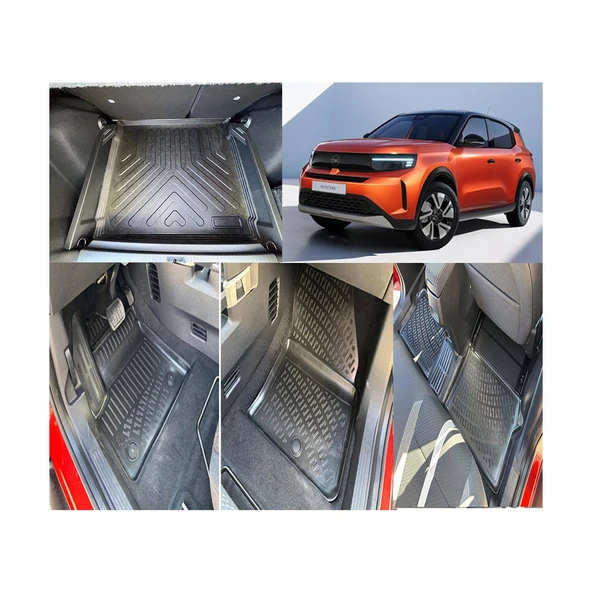 Opel Frontera Elektrikli 2025 ve Sonrası 3D Havuzlu Papsas ve Alt Bagaj Havuzu