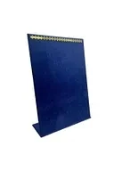 Süet Kumaş Lacivert Renk Tırnaklı Ayaklı 24/34 Cm Tesbih-Kolye-Zincir Sergileme Standı - Resim 4