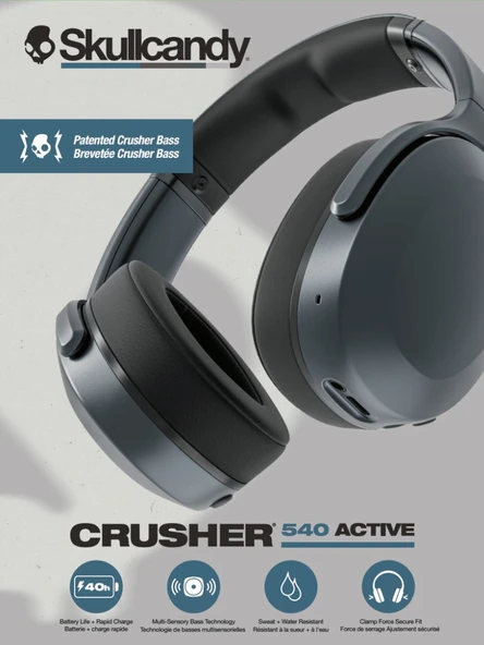 Skullcandy Crusher 540 Active Bluetooth Kulaklık Coal S6EVW-T992 - 2