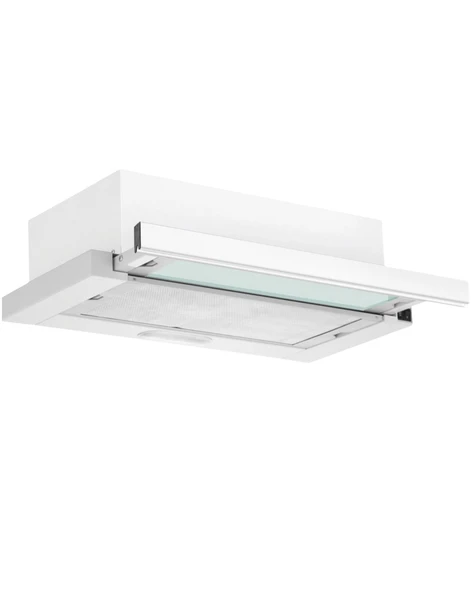 Oscar 8525 Sürgülü Çift Motorlu Aspiratör Beyaz