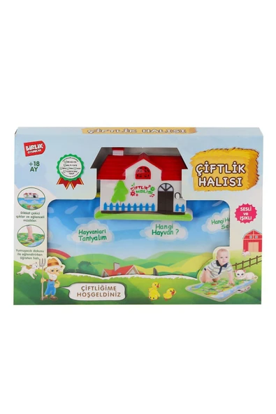 Türkçe Konuşan Eğitici Çiftlik Oyun Halısı 60 Cm D:2 Yy-571 ürün görseli