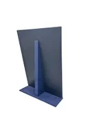 Süet Kumaş Lacivert Renk Tırnaklı Ayaklı 24/34 Cm Tesbih-Kolye-Zincir Sergileme Standı - Resim 3