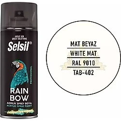 SELSİL Rainbow Akrilik Sprey Boya MAT BEYAZ ürün görseli