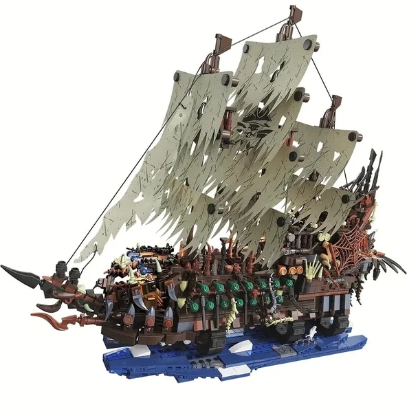 Korsan Gemisi Yapı Blokları Seti 2159 Parça Klasik Minyatür Model Kiti Yetişkinler İçin Mükemmel Hediye - Resim 2