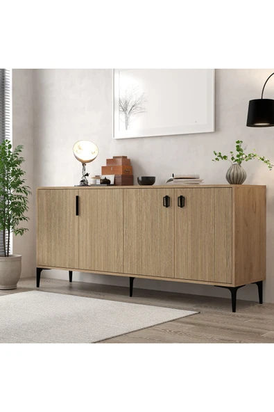 Evmo Home 4004 Neva Konsol 180 Cm Yunus - Sepet Konsol - Tv Ünitesi - Yemek Odası - 3