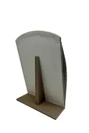 Süet Kumaş Yeşil Renk 34 cm / 24 cm Dik Bombeli Takı Standı - Resim 4