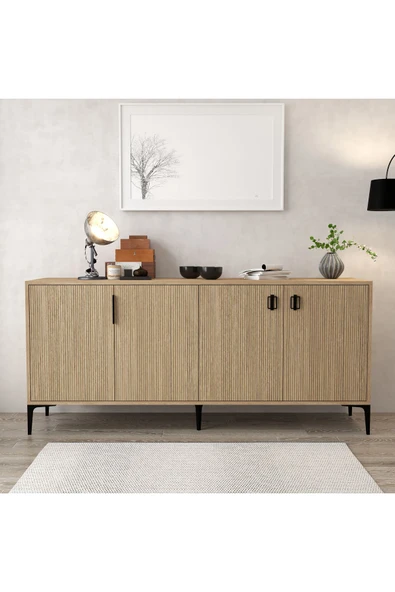 Evmo Home 4004 Neva Konsol 180 Cm Yunus - Sepet Konsol - Tv Ünitesi - Yemek Odası - 1