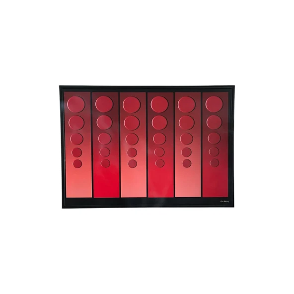 Dekoratif Soyut Tablo 70 x 100 cm CAN001 - Ev - Otel - Ofis - Hastahane - Kafe - Restourant Dekorasyonu - 2