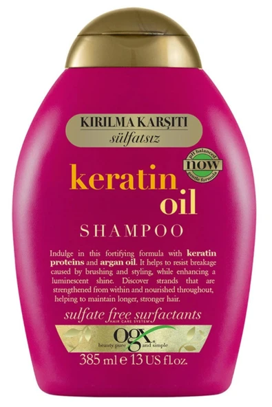 Kırılma Karşıtı Keratin Oil Şampuan 385 ml - 2