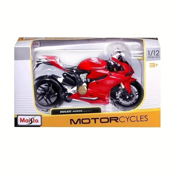 Maisto 1:12 Ölçekli Ducati 1199 Panigale Motosiklet Modeli - 5