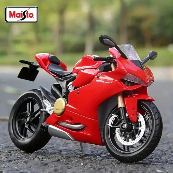 Maisto 1:12 Ölçekli Ducati 1199 Panigale Motosiklet Modeli - 3