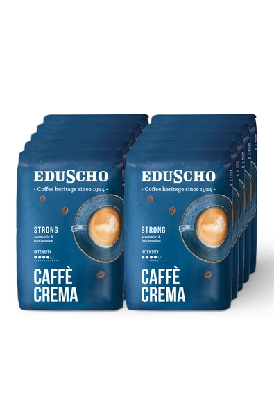 Eduscho Caffè Crema Strong Çekirdek Kahve - 10 x 500 g ürün görseli