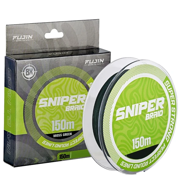 Fujin Sniper 8X 150Mt. Moss Green İp Misina  0.14mm 7kg ürün görseli