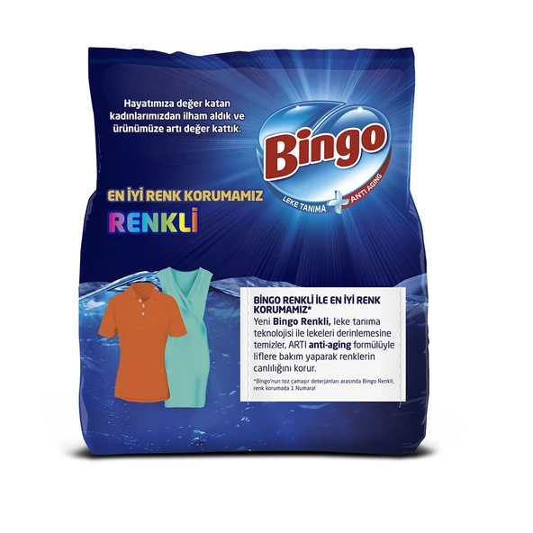 Bingo Matik Toz Çamaşır Deterjanı 6 kg Renkli 2'li - 3