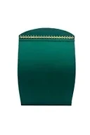 Süet Kumaş Yeşil Renk 34 Cm / 24 Cm Dik Bombeli Takı Standı - Resim 2