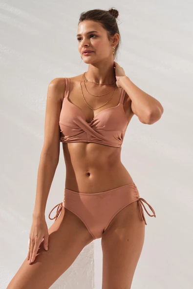 Pierre Cardin 231229 Bronz Sole Kaplı Toplarlayıcı Bikini Takımı ürün görseli