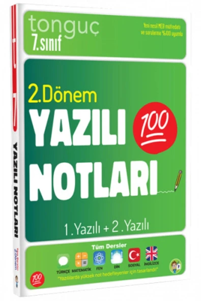 Tonguç 7.Sınıf 2.Dönem Yazılı Notları