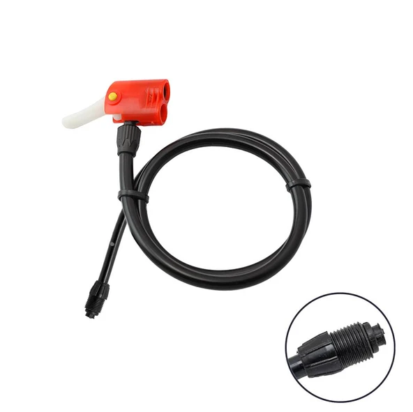 Pompa Rekoru - 70 cm,  AV/FV Pompa Hortumu Mandalı POMPA REKORU Alüminyum Bisiklet Pompa Hortumu - Resim 2