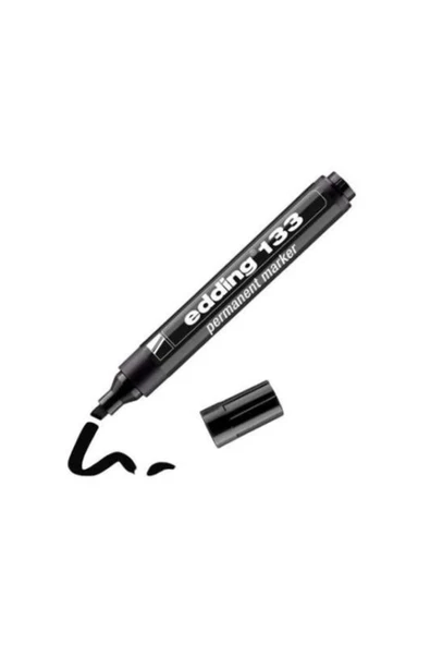 Eddıng 133 Permanent Markör Kesik Uç Siyah 4-133001 ürün görseli 1