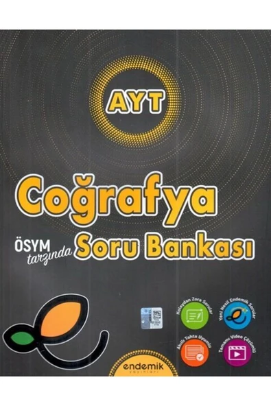 Endemik Ayt Coğrafya Soru Bankası ürün görseli 1